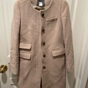 J. Crew Women's Cream Trench Coat